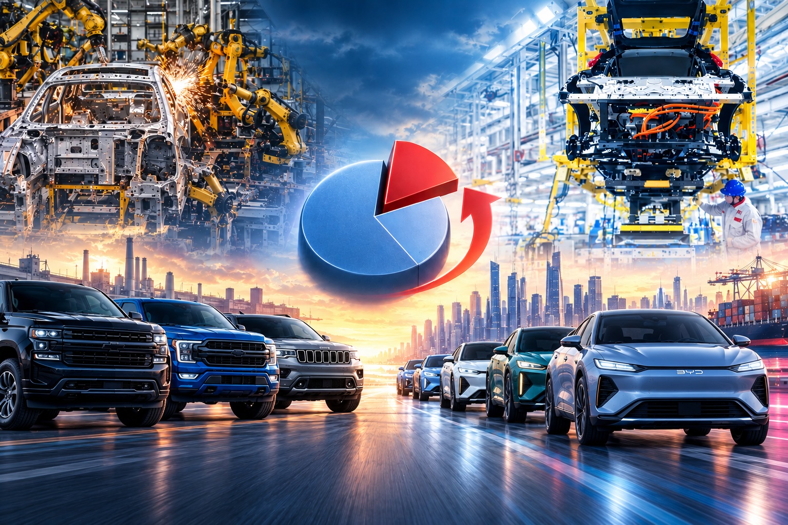 Áp lực lên Big 3 xe Mỹ: Kịch bản ô tô Trung Quốc giành 10% thị phần khi rào cản thuế quan được tháo gỡ