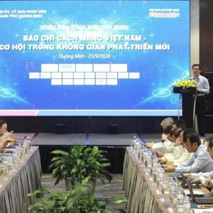 Quang cảnh diễn đàn Tổng Biên tập lần thứ 8 - năm 2026. Ảnh: Nhà Báo và Công luận.