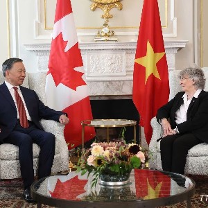 Tổng Bí thư, Chủ tịch nước Tô Lâm hội kiến với Toàn quyền Canada Louise Arbour - Ảnh: TTXVN