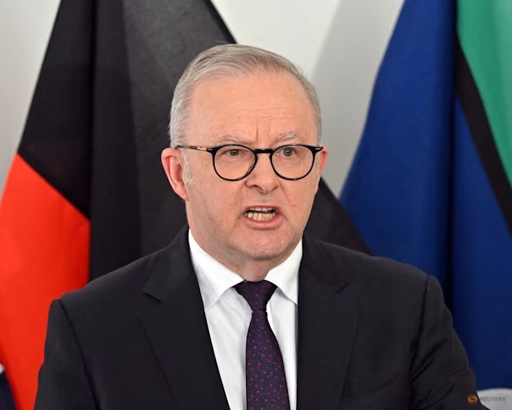 Thủ tướng Australia Anthony Albanese phát biểu tại một cuộc họp báo bên lề Đại hội đồng Liên hợp quốc, tiết lộ một tác nhân AI do OpenAI phát triển đã xâm nhập một website của Chính phủ Australia tại New York, Mỹ, ngày 23/9/2026. Ảnh: Mick Tsika