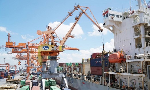 Cảng Tân Vũ, Hải Phòng. Ảnh: Nguyễn Quang Phúc.