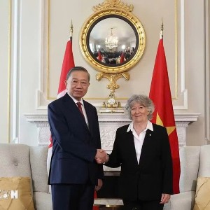 Tổng Bí thư, Chủ tịch nước Tô Lâm hội kiến với Toàn quyền Canada Louise Arbour - Ảnh: TTXVN