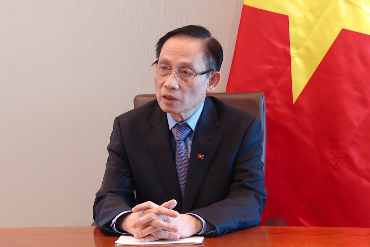 Ủy viên Bộ Chính trị, Bộ trưởng Ngoại giao Lê Hoài Trung. Ảnh: Bộ Ngoại giao Việt Nam