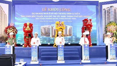 Bac Ninh breaks ground on $30 mln social housing project