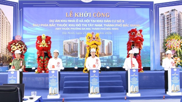 Bac Ninh breaks ground on $30 mln social housing project