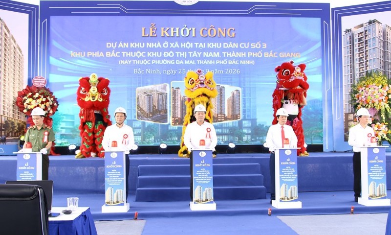 Bac Ninh breaks ground on $30 mln social housing project