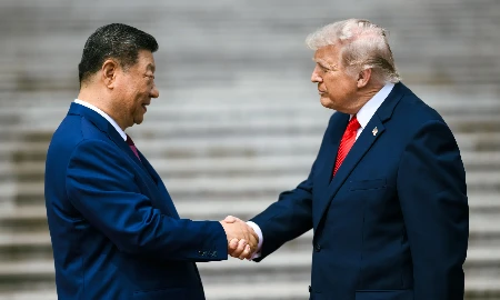 “Tổng thống Mỹ Donald Trump và Chủ tịch Trung Quốc Tập Cận Bình tại Nhà Trắng ngày 24/9/2026. Ảnh: White House.”
