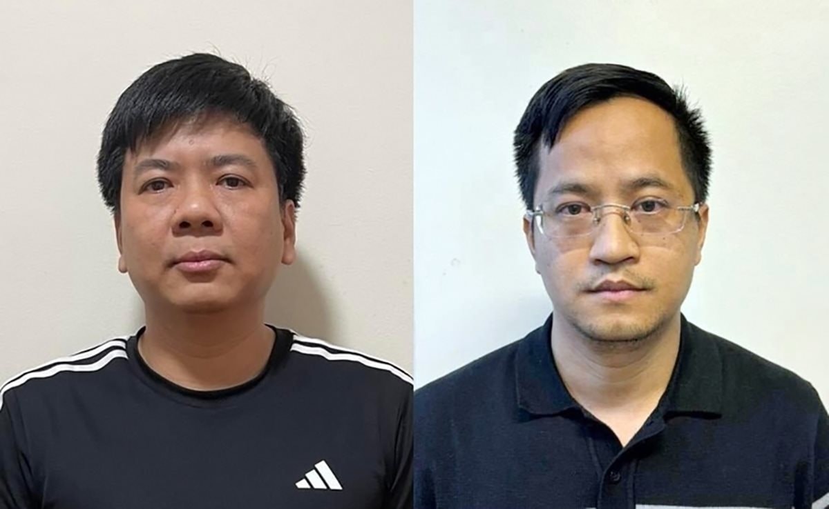 Shark Thủy và đồng phạm trong vụ án. Ảnh: Cổng thông tin điện tử Bộ Công an.