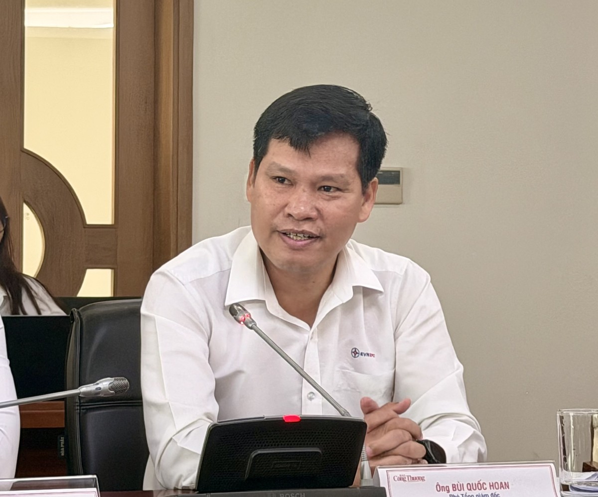 Ông Bùi Quốc Hoan, Phó Tổng giám đốc EVNSPC. Ảnh: Nguyệt Hà.