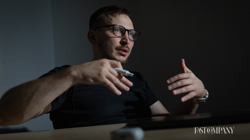 Ông Serhii Kupriienko. Ảnh: Alexander Chekmenev/Fast Company.