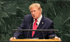 Tổng thống Mỹ Donald Trump trong bài phát biểu tại kỳ họp Đại hội đồng Liên hiệp quốc ở New York hôm 22/9/2026- Ảnh: Getty/CNBC.