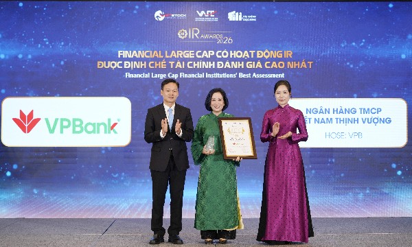 Kể câu chuyện hệ sinh thái qua một “bức tranh” thống nhất, VPBank ghi dấu tại IR Awards 2026