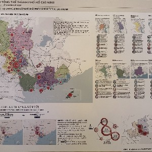 Một phương án đề xuất cho Quy hoạch tổng thể TP. Hồ Chí Minh thời kỳ 2025–2050, tầm nhìn 100 năm của tư vấn BCG. Ảnh: Nguyêt Hà.