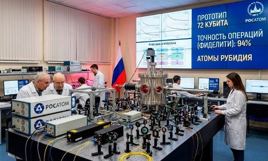 A quantum technology research laboratory at Rosatom in Russia. The corporation is developing quantum processors based on multiple technological platforms while also pursuing applications of quantum computing in industry. (Photo: Rosatom)