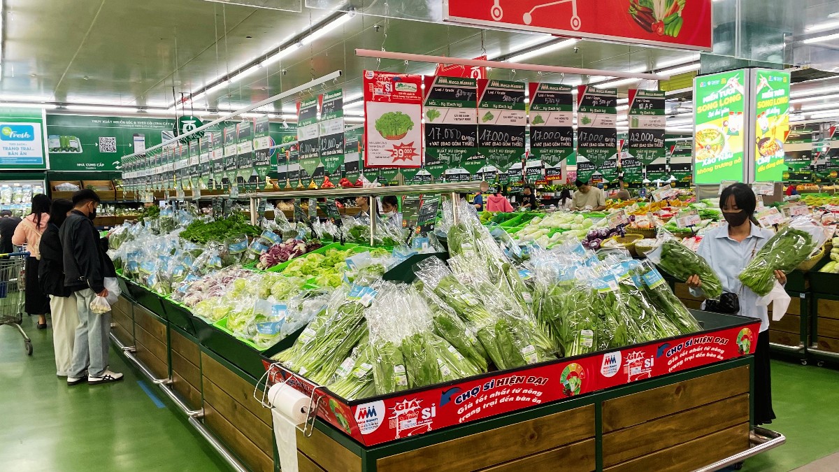 Siêu thị linh hoạt điều phối nguồn hàng, đảm bảo chuỗi cung ứng không bị gián đoạn. Ảnh: MM Mega Market Việt Nam