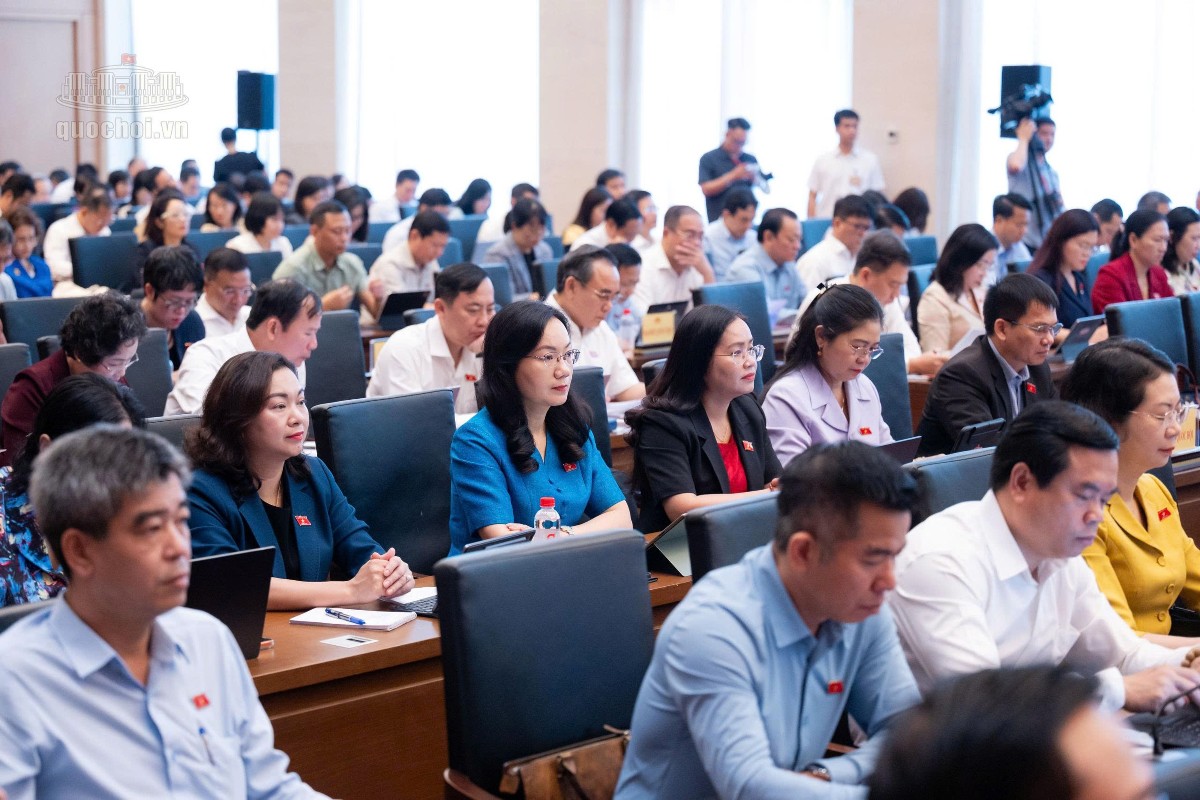 Các đại biểu dự hội nghị. Ảnh: Cổng thông tin điện tử Quốc hội.