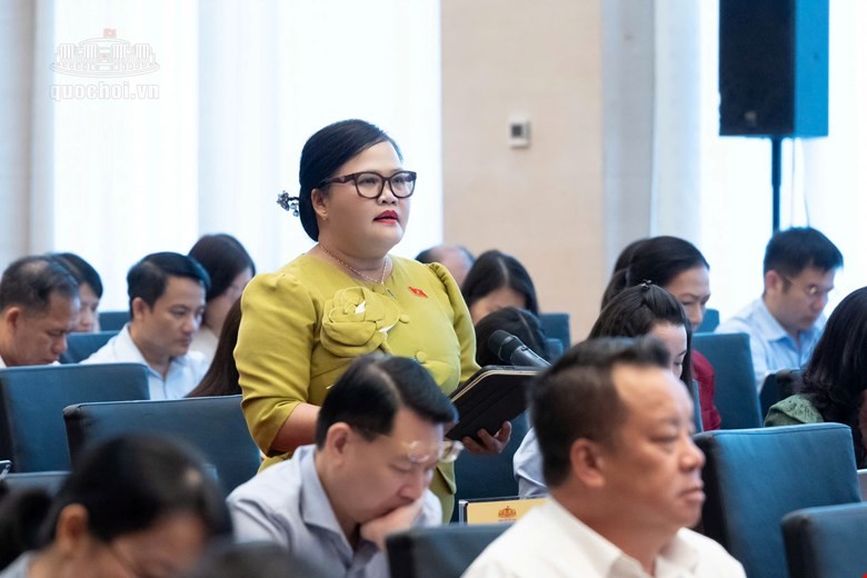 Đại biểu Nguyễn Thị Sửu – Đoàn đại biểu Quốc hội thành phố Huế. Ảnh: Cổng thông tin điện tử Quốc hội.