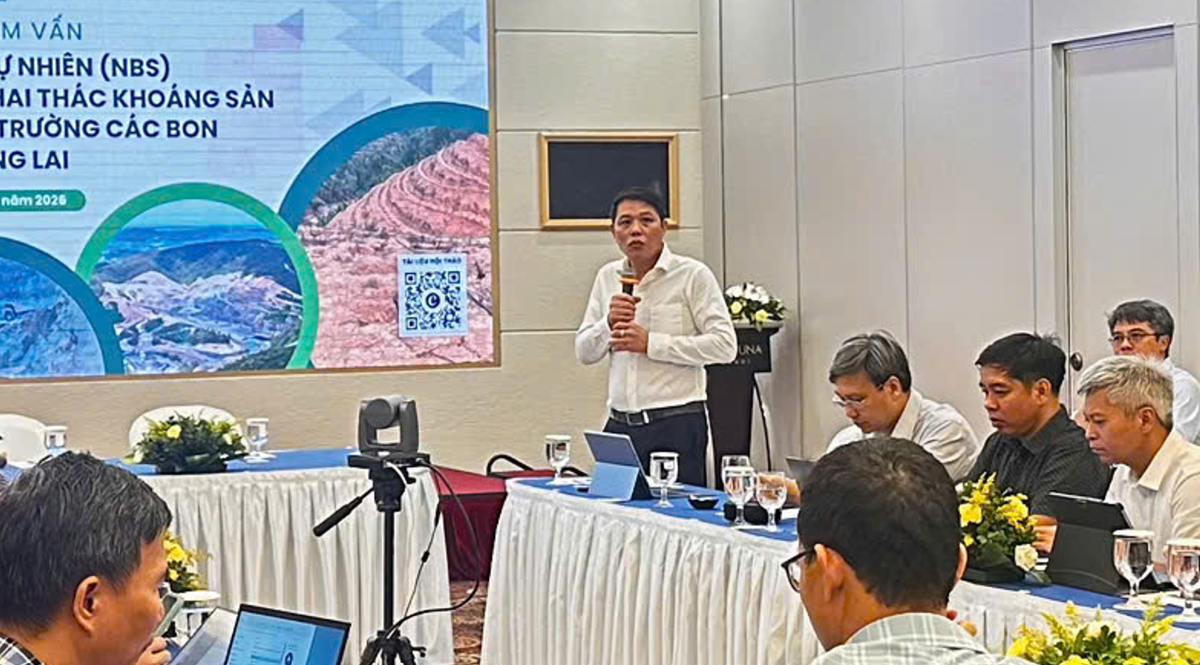 Ông Vũ Tấn Phương: "Quá trình phục hồi độ phì của đất diễn ra tương đối chậm". Ảnh: Ban tổ chức.