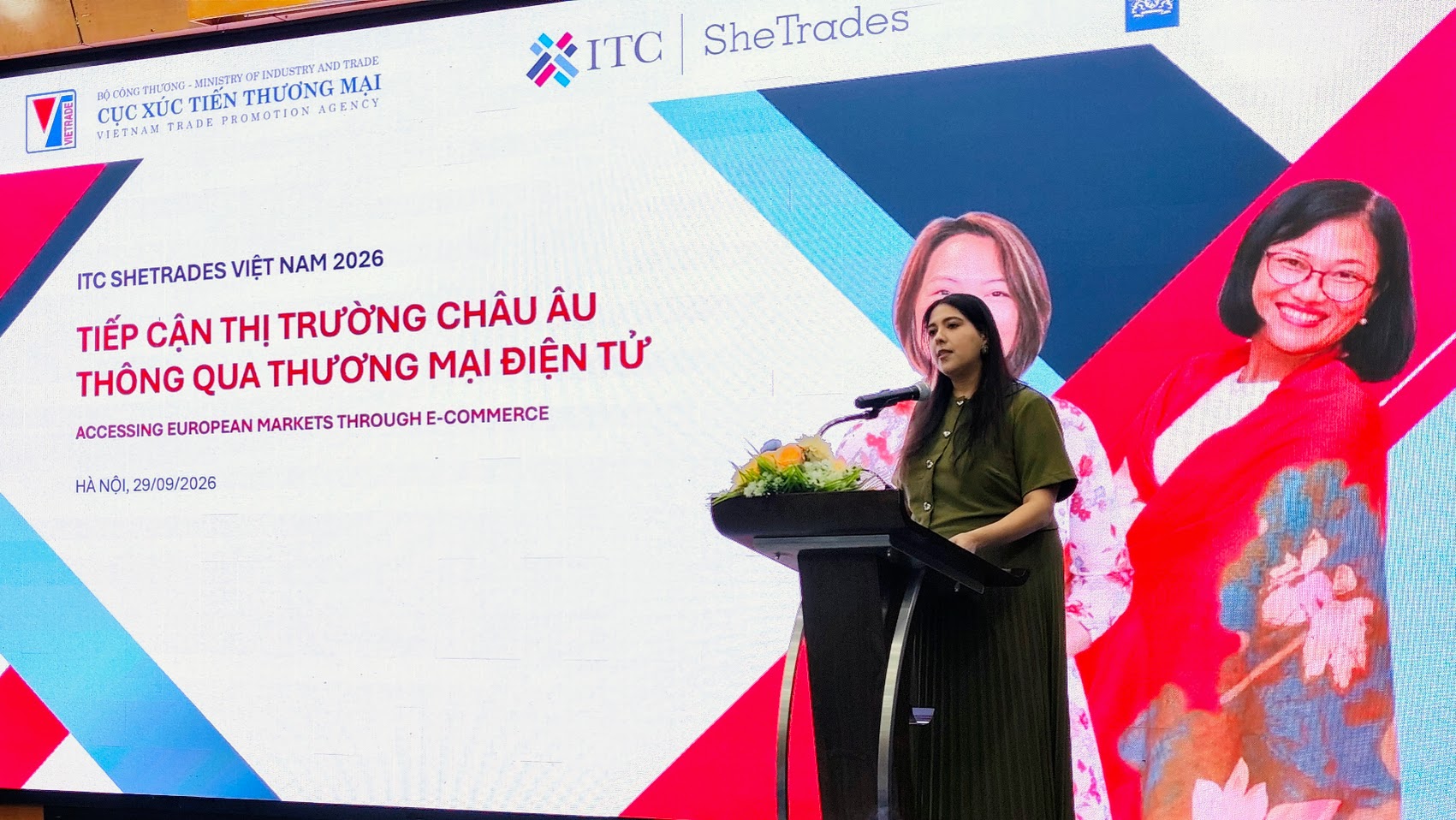 Bà Kritee Sharma, Sáng kiến SheTrades, Ban Thương mại Bền vững và Bao trùm, ITC: