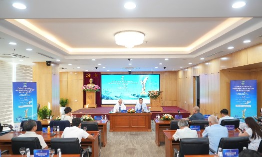 A view of the press conference announcing the 10th Vietnam National Brand Program. (Photo: MoIT)