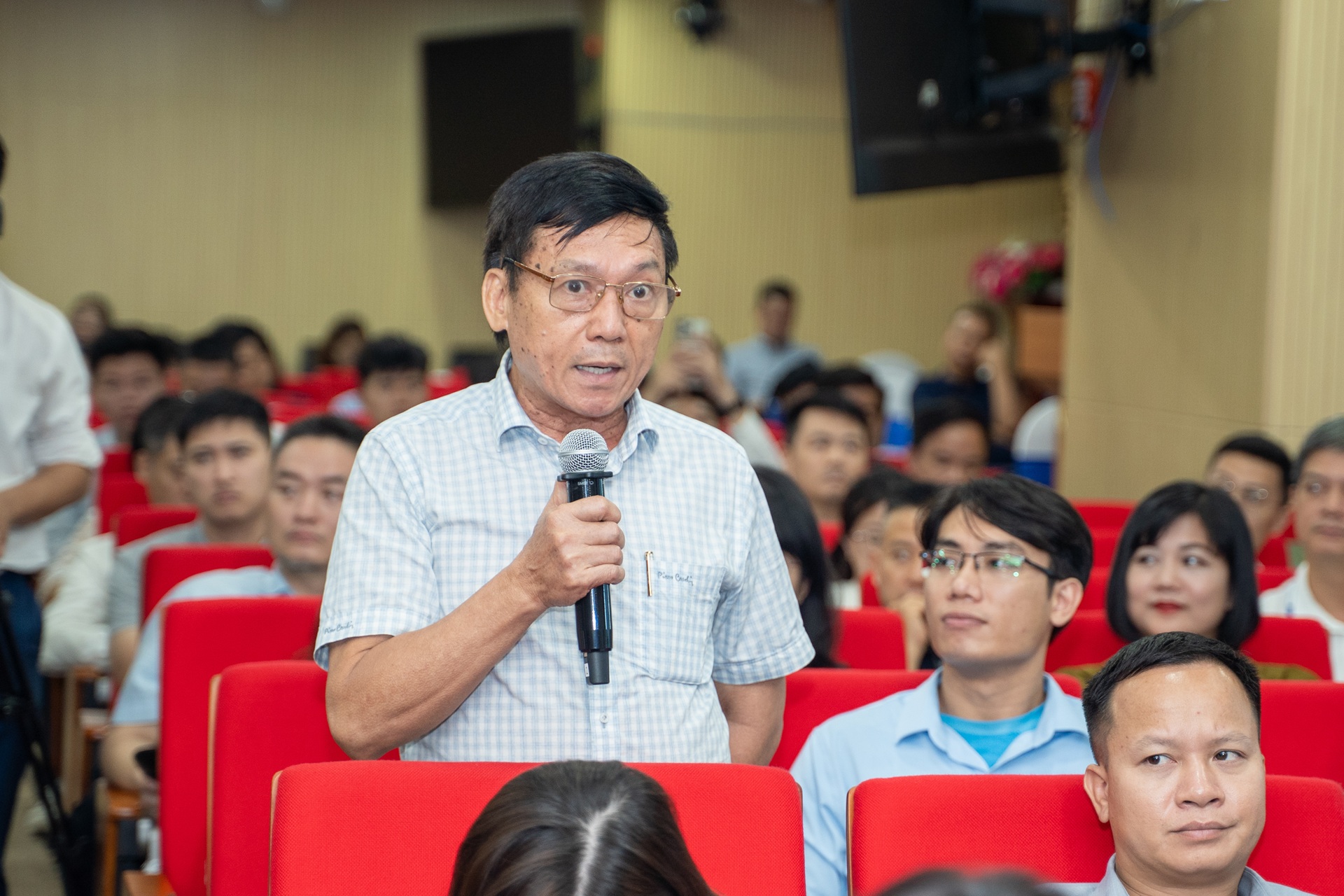 Ông Đào Mạnh Hùng, Chủ tịch Tập đoàn ô tô Hiệp Hòa.&nbsp;Ảnh: Sở KH&CN