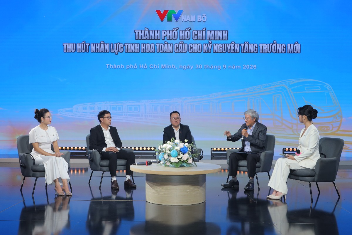 Các diễn giả thảo luận tại tọa đàm - Ảnh: VTV Nam Bộ.