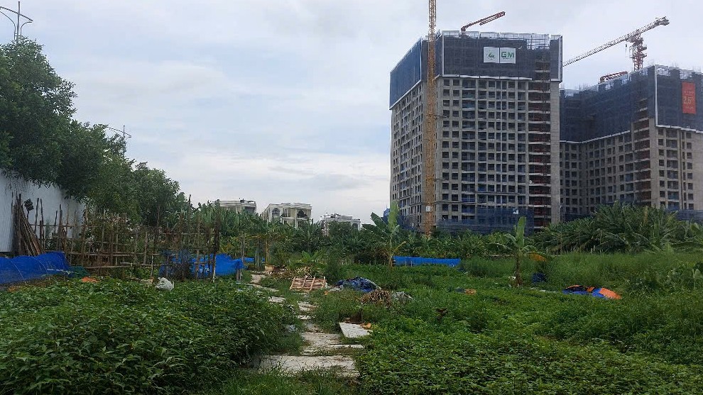 Khu đất xen kẹt rộng hơn 4,6ha tại đường Vành Đai 2 trên địa bàn phường Kiên An là một trong số các khu đất xen kẹt có diện tích lớn được thu hồi theo "cơ chế đặc thù". Ảnh: NK.