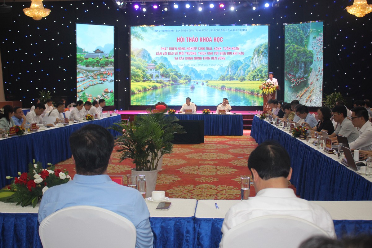 Quang cảnh hội thảo. Ảnh: Chu Khôi