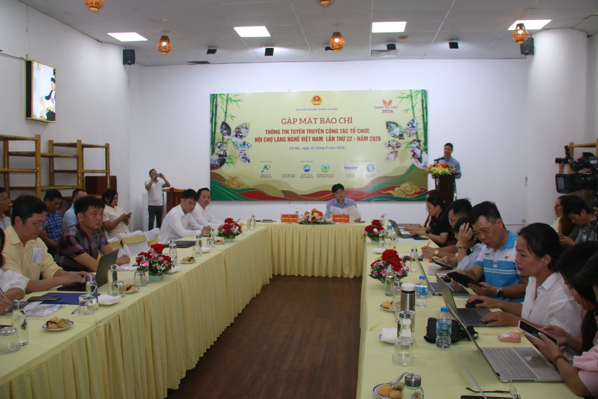 Quang cảnh họp báo. Ảnh: Ban tổ chức.