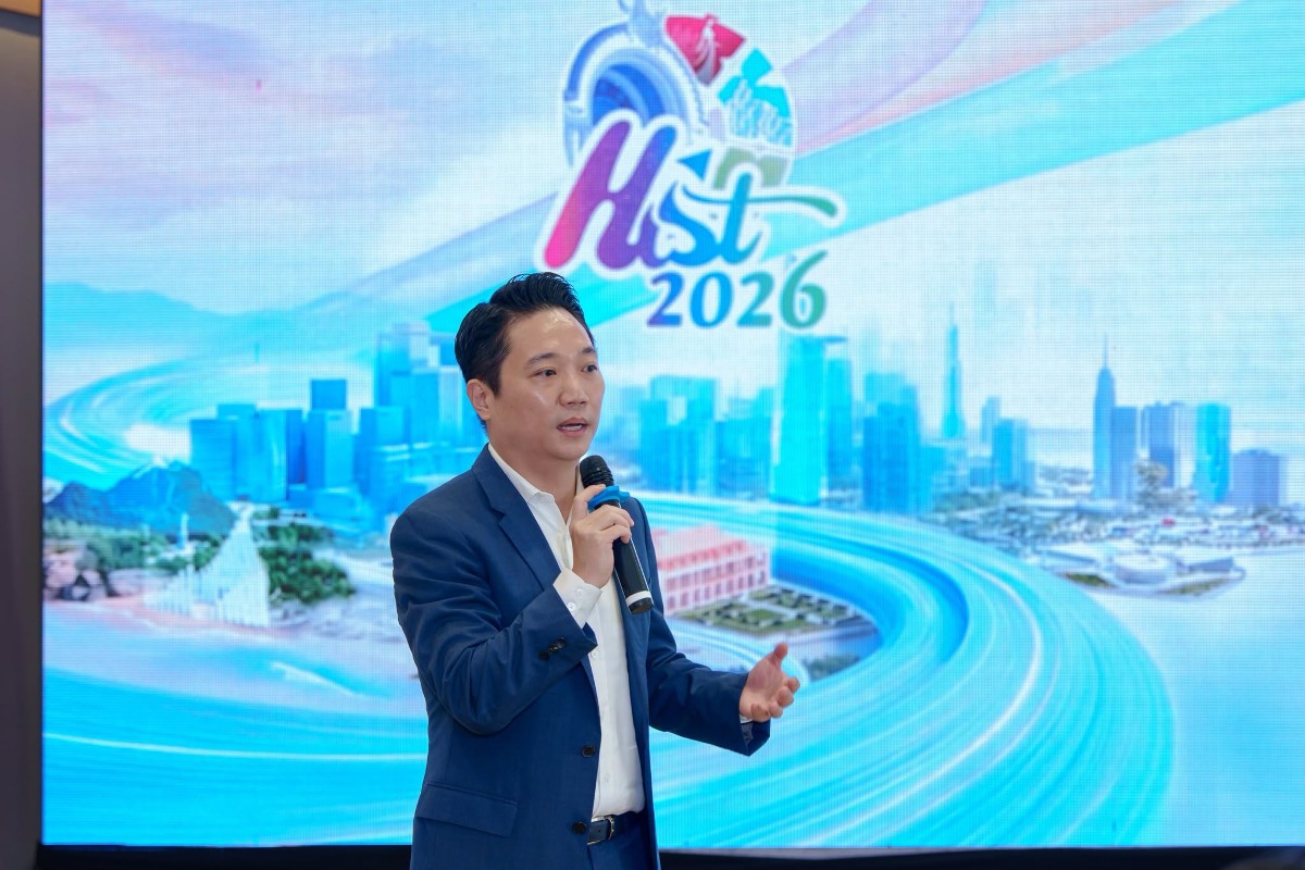 Phó Giám đốc Sở Du lịch TP.HCM, ông Lê Trương Hiền Hòa phát biểu tại Lễ phát động. Ảnh: Vibrant Ho Chi Minh City