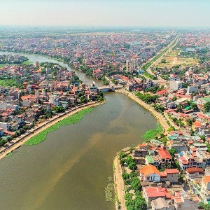 Kè sông Sặt được để xuất cải tạo, nâng cấp kết hợp nạo vét khơi thông dòng chảy. Ảnh: Báo Hải Phòng.