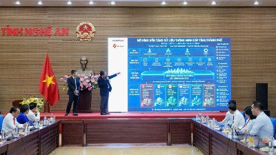 Nghe An deploys shared data warehouse to upgrade governance capabilities