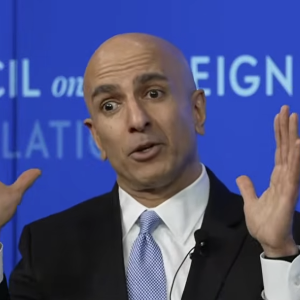 Chủ tịch Fed chi nhánh Minneapolis, ông Neel Kashkari, cho rằng lạm phát ở Mỹ vẫn đang quá cao - Ảnh chụp màn hình.