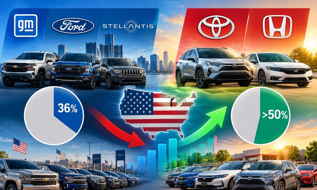 Cục diện mới tại thị trường ô tô Mỹ: Các đại gia Detroit mất thị phần vào tay khối xe châu Á