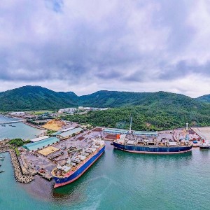 Cảng Vũng Áng. Ảnh: Báo Hà Tĩnh.