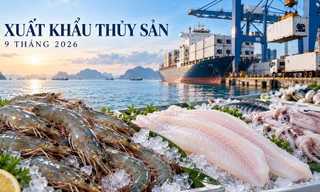 VASEP dự báo xuất khẩu thủy sản cả năm 2026 có thể đạt khoảng 12 tỷ USD. Ảnh: VASEP,