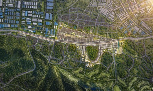 ION CITY nằm tại lõi Thủ phủ Công nghiệp thành phố Bắc Ninh.