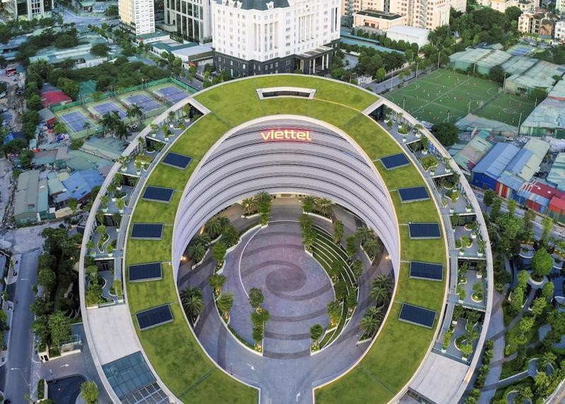 Tòa nhà của Tập đoàn Viettel đạt tiêu chuẩn của Hiệp hội Xây dựng xanh Hoa Kỳ (USGBC)