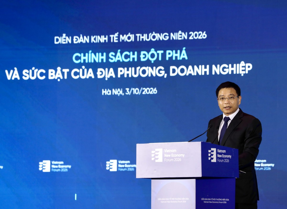 Phó Thủ tướng Nguyễn Văn Thắng: "Trong bối cảnh tình hình thế giới tiếp tục diễn biến nhanh, phức tạp, khó lường, kinh tế nước ta vẫn duy trì đà tăng trưởng cao". Ảnh: Việt Dũng.