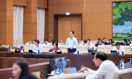 Quang cảnh phiên họp. Ảnh: Cổng thông tin điện tử Quốc hội.