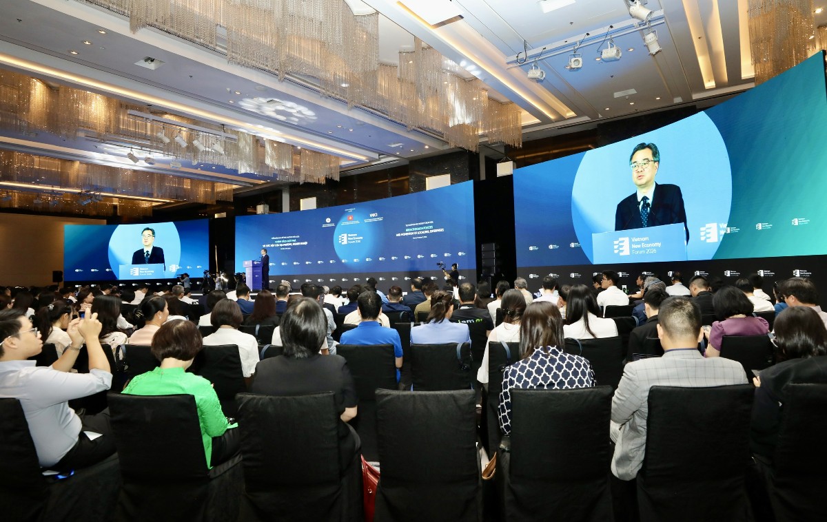 Quang cảnh Diễn đàn Kinh tế mới thường niên 2026. Ảnh: Việt Dũng.
