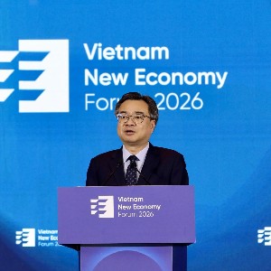 Ủy viên Bộ Chính trị, Bí thư Trung ương Đảng, Trưởng Ban Chính sách, chiến lược Trung ương Nguyễn Thanh Nghị phát biểu tại hội nghị - Ảnh: Việt Dũng/VnEconomy