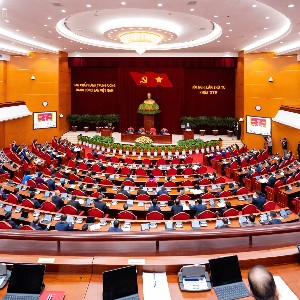 Hội nghị lần thứ tư Ban Chấp hành Trung ương Đảng khoá XIV khai mạc tại Thủ đô Hà Nội, sáng 05/10/2026 - Ảnh: chinhphu.vn/Nhật Bắc