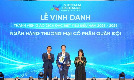 MB được vinh danh là thành viên giao dịch đặc biệt tiêu biểu trên thị trường trái phiếu