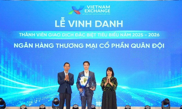 MB được vinh danh là thành viên giao dịch đặc biệt tiêu biểu trên thị trường trái phiếu