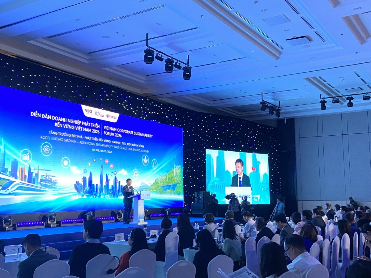 Diễn đàn Doanh nghiệp Phát triển Bền vững Việt Nam (VCSF 2026) - Ảnh: Song Hà.