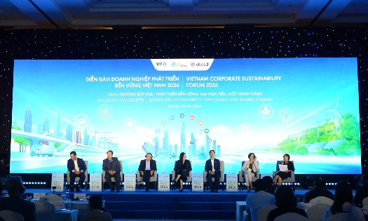 Delegates attend the VCSF 2026 in Hanoi on October 5. (Photo: chinhphu.vn)
