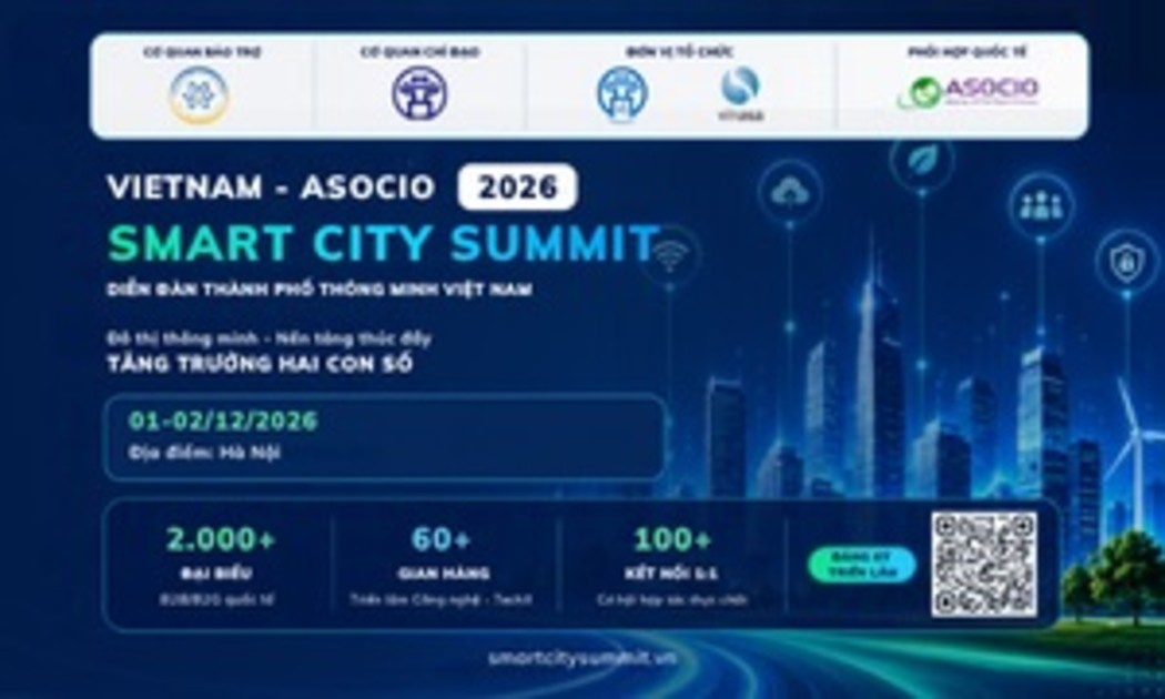 Diễn đàn Thành phố thông minh Việt Nam - ASOCIO 2026