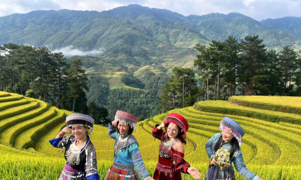 Vẻ đẹp ruộng bậc thang ở Lào Cai. Ảnh: Ban tổ chức.