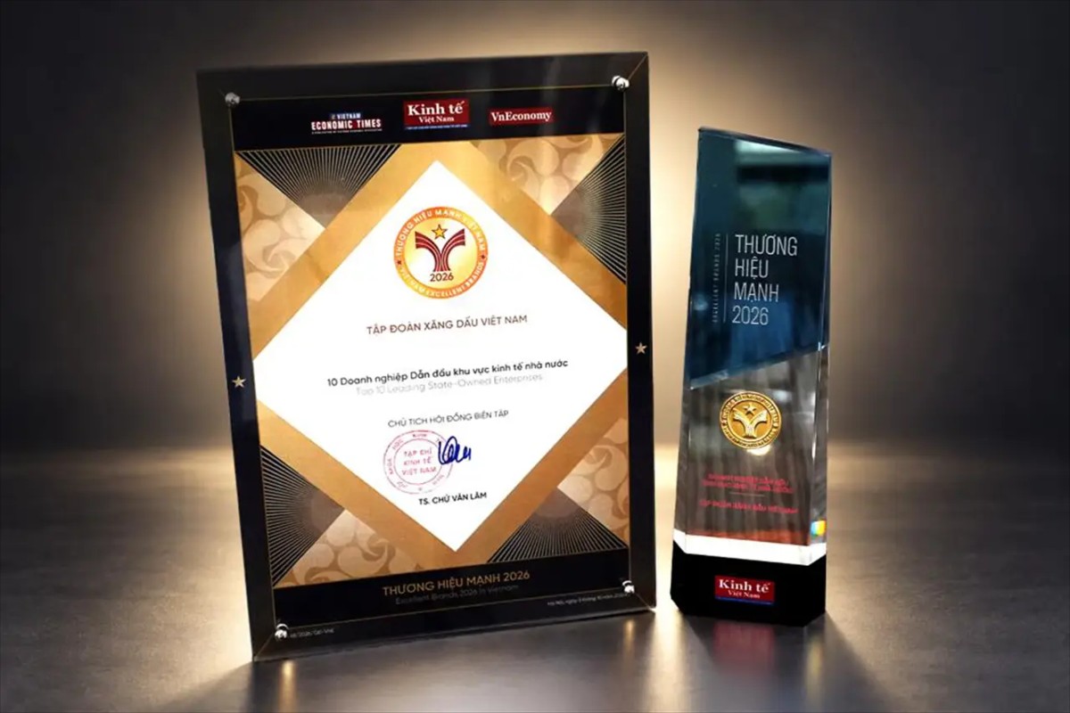 Petrolimex được vinh danh Thương hiệu Mạnh Việt Nam 2026